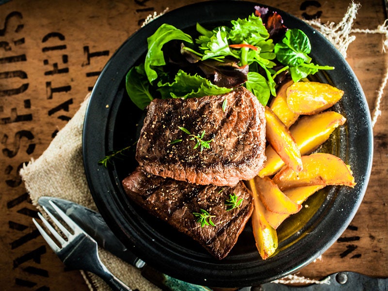 53626~ *BEEF FZ STEAK FLAT IRON 6oz SEASONED~28 6 oz | Online Ordering